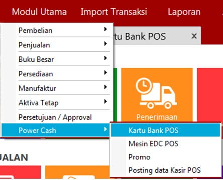 Kartu Bank POS di EASY Accounting