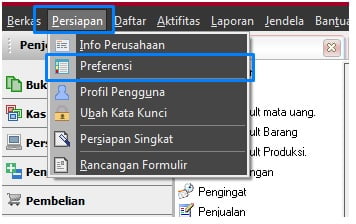 Settingan fitur Pembelian pada Accurate