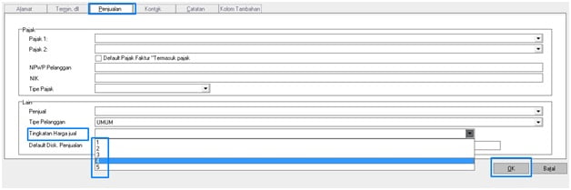 Tag Sales Price Accurate Mode Advance