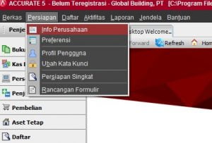 Cara Mengedit Info Perusahaan di Accurate 5