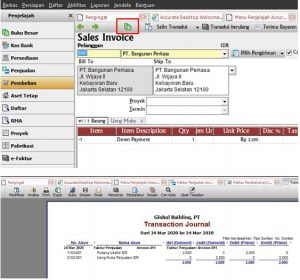 Cara melihat jurnal di Accurate