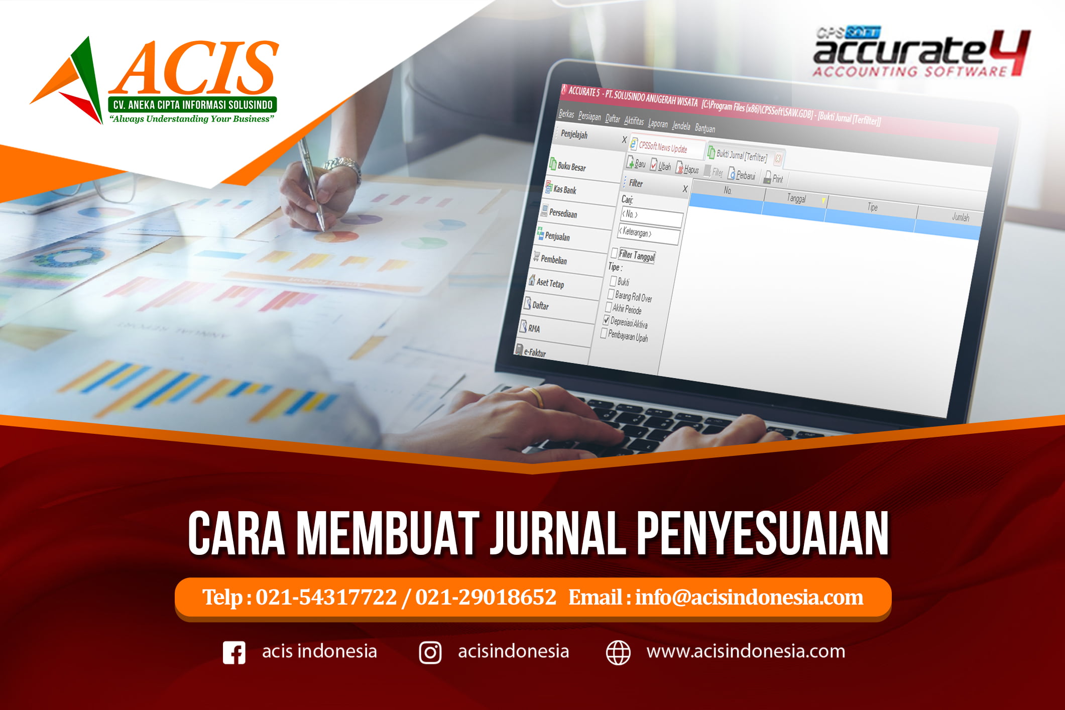 Cara membuat jurnal penyesuaian