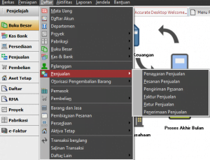 cara input penjualan di accurate 5