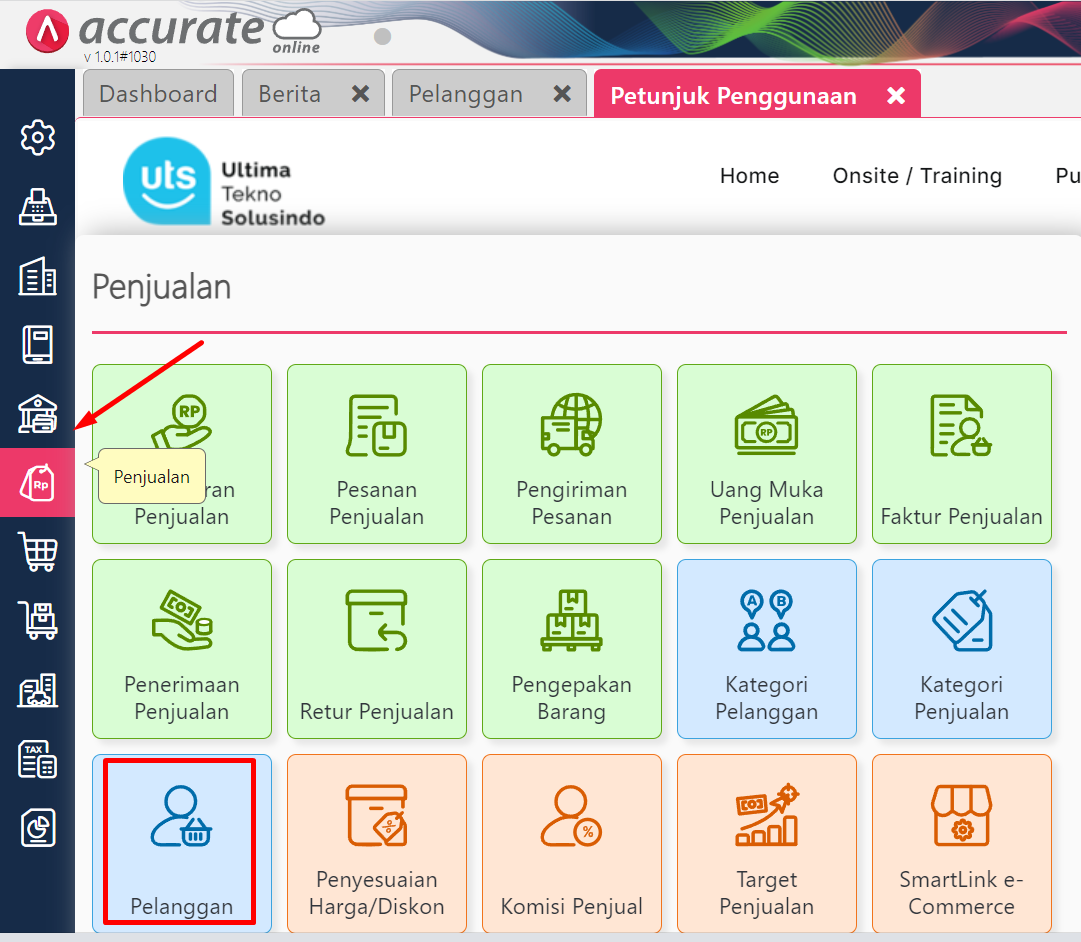 Cara Menambah Nama Pelanggan Accurate Online